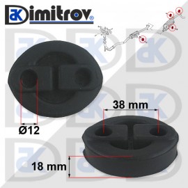 Тампон ауспух Alfa Romeo Chevrolet Daewoo Daihatsu Fiat Hyundai Kia Mazda Mitsubishi Nissan Opel Subaru Suzuki Toyota Volkswagen Volvo